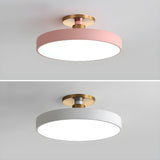 Modern Round LED Flush Mount Ceiling Light 1-Light