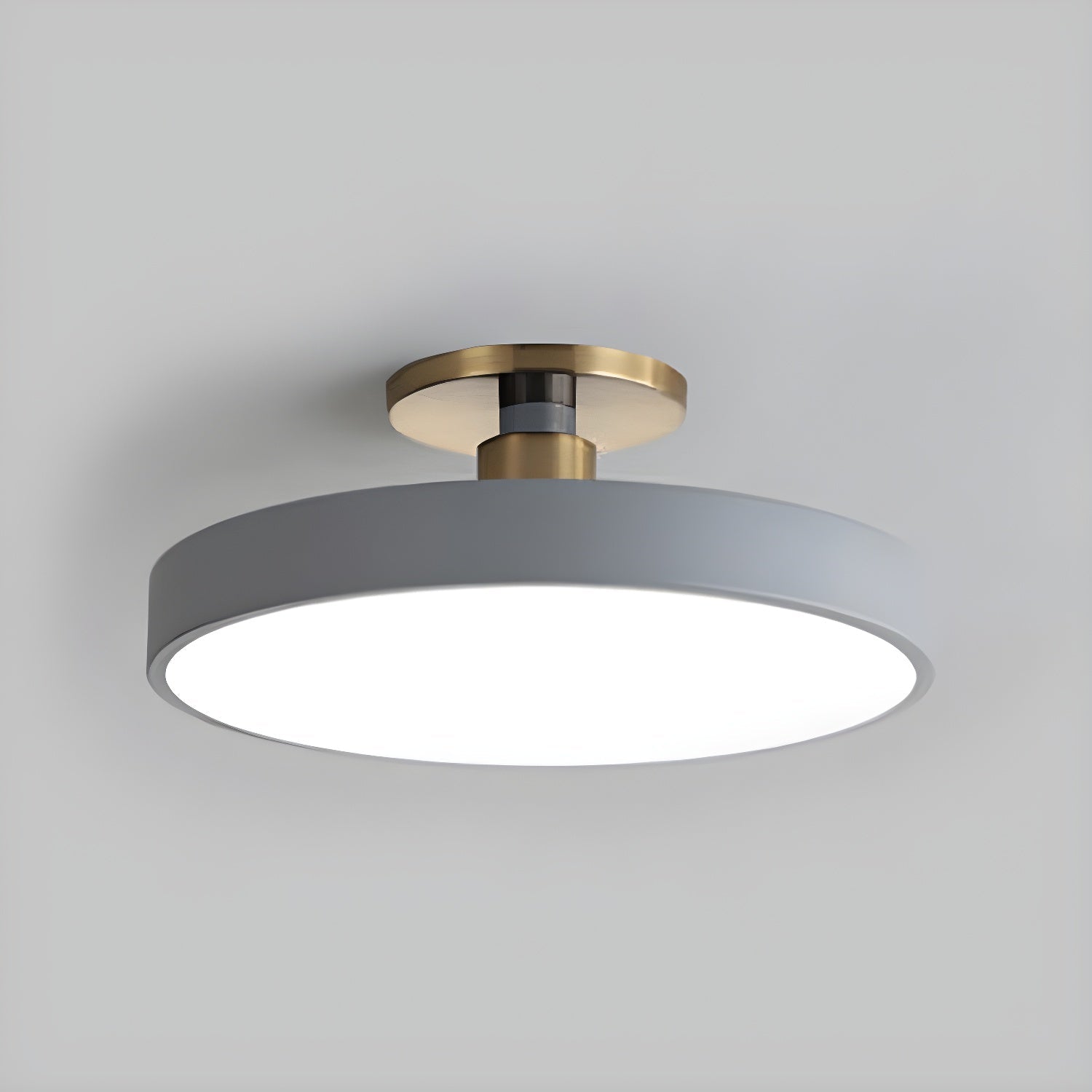 Modern Round LED Flush Mount Ceiling Light 1-Light