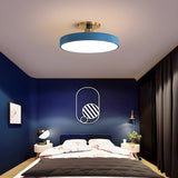 Modern Round LED Flush Mount Ceiling Light 1-Light