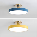 Modern Round LED Flush Mount Ceiling Light 1-Light