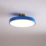 Modern Round LED Flush Mount Ceiling Light 1-Light