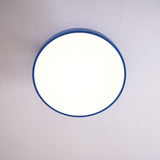 Modern Round LED Flush Mount Ceiling Light 1-Light