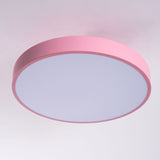 Modern Round LED Flush Mount Ceiling Light 1-Light