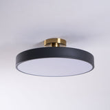 Modern Round LED Flush Mount Ceiling Light 1-Light
