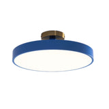 Modern Round LED Flush Mount Ceiling Light 1-Light