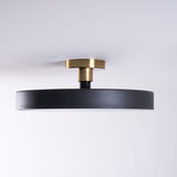 Modern Round LED Flush Mount Ceiling Light 1-Light