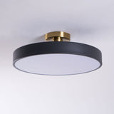 Modern Round LED Flush Mount Ceiling Light 1-Light