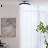 Modern Round LED Flush Mount Ceiling Light 1-Light