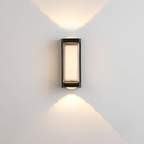 Nordic Minimalist Acrylic Rectangular Outdoor Wall Light LED Up-Down