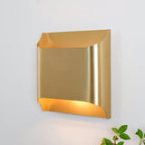 Modern Curved Brass LED Wall Sconce 1-Light