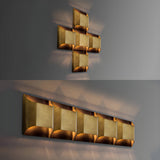 Modern Curved Brass LED Wall Sconce 1-Light
