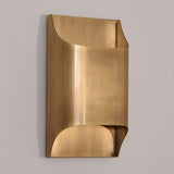 Modern Curved Brass LED Wall Sconce 1-Light
