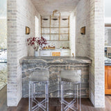 Modern Curved Brass LED Wall Sconce 1-Light