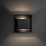Modern Curved Brass LED Wall Sconce 1-Light
