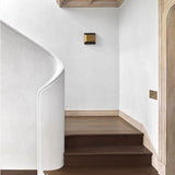 Modern Curved Brass LED Wall Sconce 1-Light