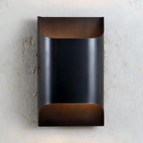 Modern Curved Brass LED Wall Sconce 1-Light