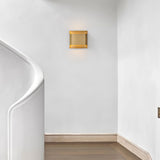 Modern Curved Brass LED Wall Sconce 1-Light