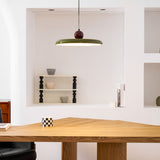 Modern Disc LED Plug-in Pendant Light 1-Light