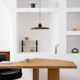 Modern Disc LED Plug-in Pendant Light 1-Light