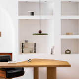 Modern Disc LED Plug-in Pendant Light 1-Light