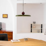 Modern Disc LED Plug-in Pendant Light 1-Light