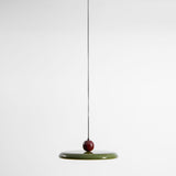 Modern Disc LED Plug-in Pendant Light 1-Light