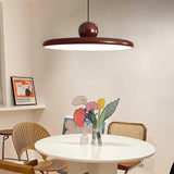 Modern Disc LED Plug-in Pendant Light 1-Light