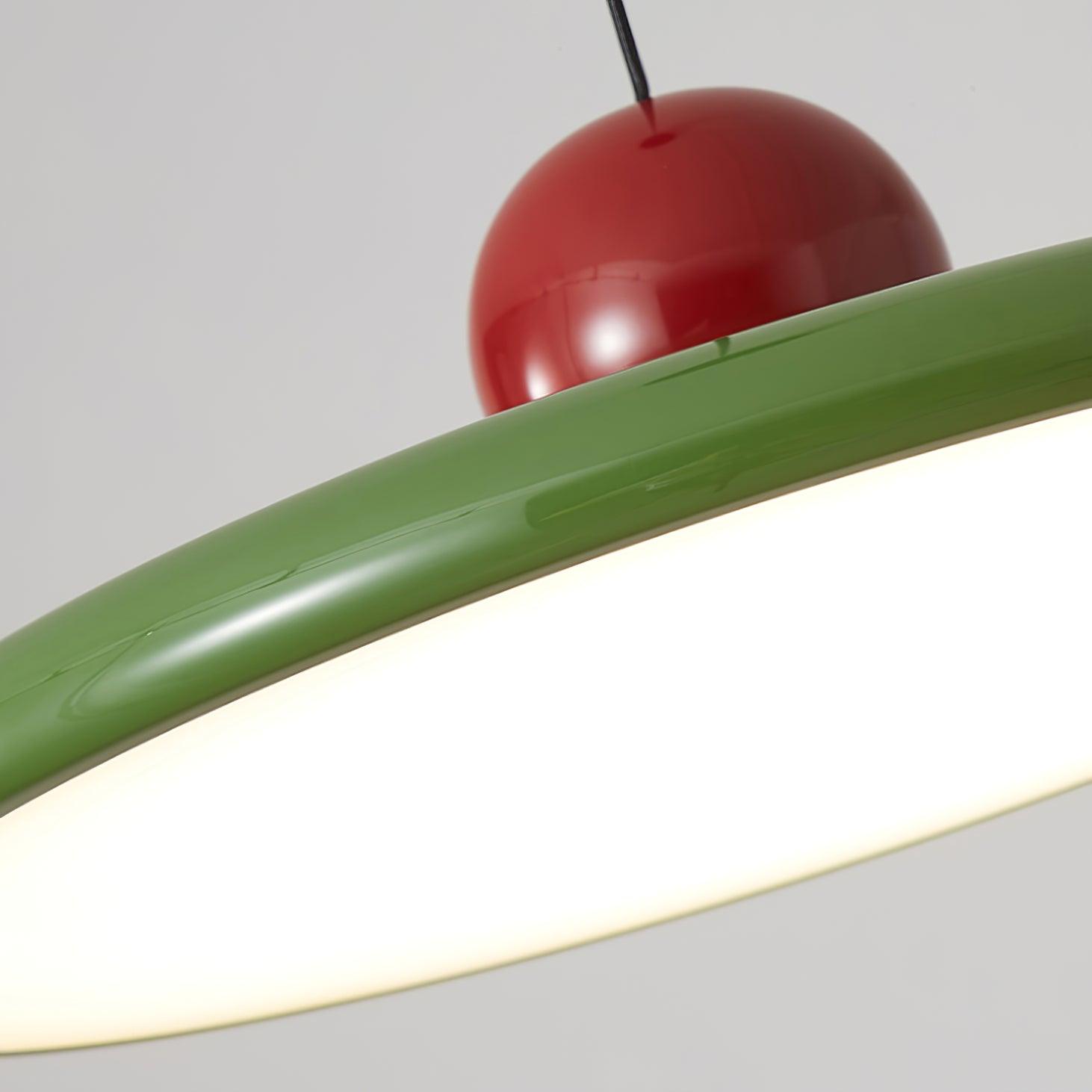 Modern Disc LED Plug-in Pendant Light 1-Light Lasson Living
