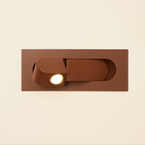 Modern Recessed Rectangular Adjustable LED Wall Sconce 1-Light