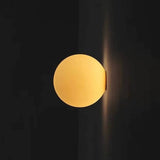 Modern Frosted Glass Globe LED Wall Sconce 1-Light