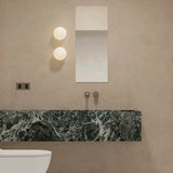 Modern Frosted Glass Globe LED Wall Sconce 1-Light