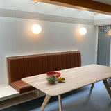 Modern Frosted Glass Globe LED Wall Sconce 1-Light