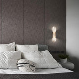 Modern Alabaster Elongated Marble LED Wall Sconce 2-Light