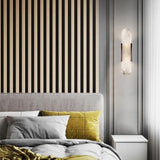 Modern Alabaster Elongated Marble LED Wall Sconce 2-Light