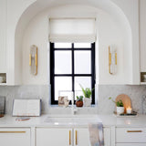 Modern Alabaster Elongated Marble LED Wall Sconce 2-Light