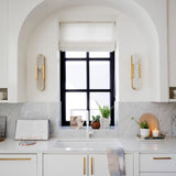 Modern Alabaster Elongated Marble LED Wall Sconce 2-Light