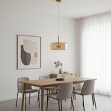 Modern Smoked Glass Dome LED Pendant Light 1-Light