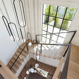 Modern Brass Ring Globe Glass Pendant Light 1-Light