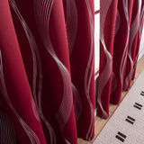 Modern Wave Pattern Blackout Curtain Lasson Living