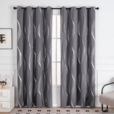 Modern Wave Pattern Blackout Curtain Lasson Living