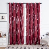 Modern Wave Pattern Blackout Curtain Lasson Living