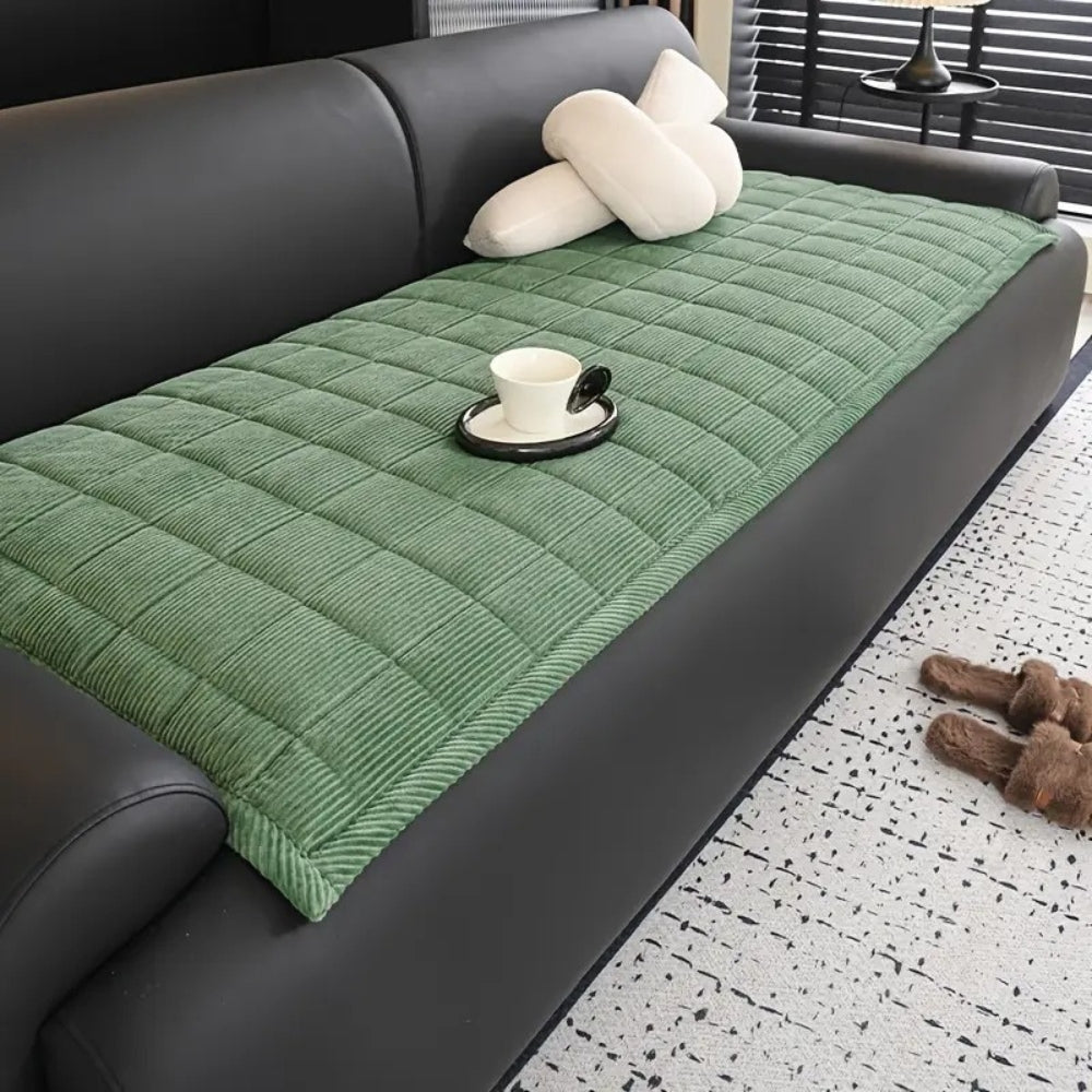 Metro Line Quilted Couch Cover Mat Lasson Living