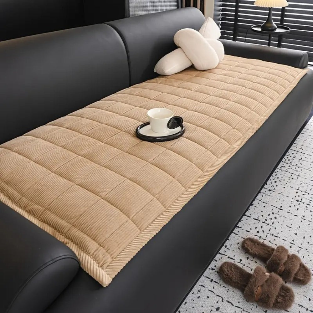 Metro Line Quilted Couch Cover Mat Lasson Living