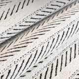Aurivelle Herringbone Scallop Edge Sofa Cover Lasson Living