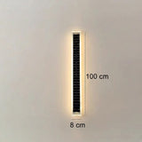 Minimalist Rectangular Solar LED Wall Sconce 1-Light