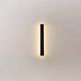 Minimalist Rectangular Solar LED Wall Sconce 1-Light