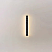 Minimalist Rectangular Solar LED Wall Sconce 1-Light