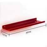 BowLift | Invisible colored wall-mounted floating shelves Lasson Living
