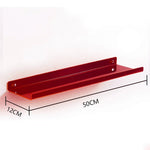 BowLift | Invisible colored wall-mounted floating shelves Lasson Living