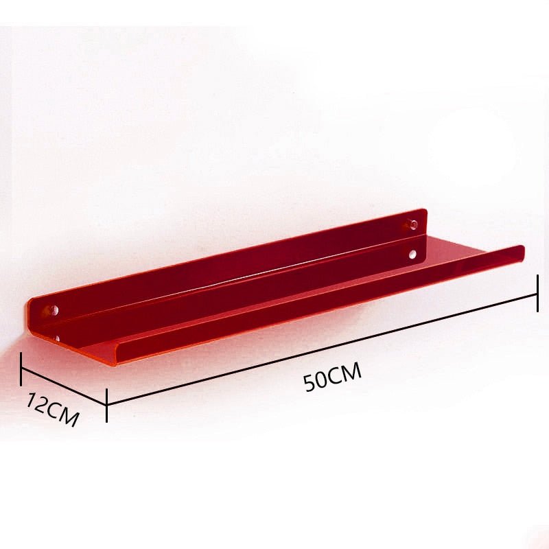 BowLift | Invisible colored wall-mounted floating shelves Lasson Living